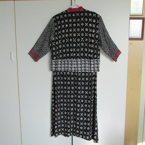 Surya Geisha Design Rayon Dress & Jacket Fits Med - Picture 8 of 16